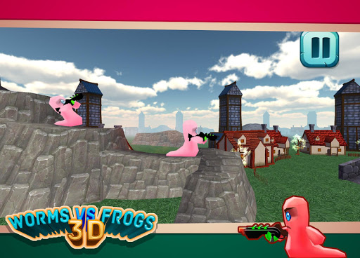 【免費動作App】Worms Vs Frogs 3D-APP點子