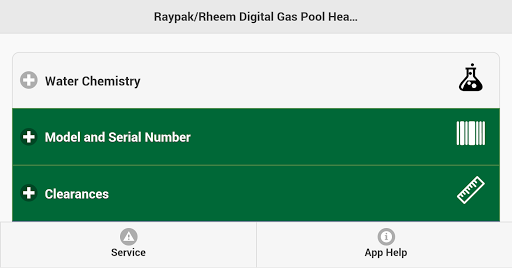 Raypak Tool Box 2 - Gas