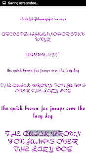 Color Fonts for FlipFont #5 - náhled