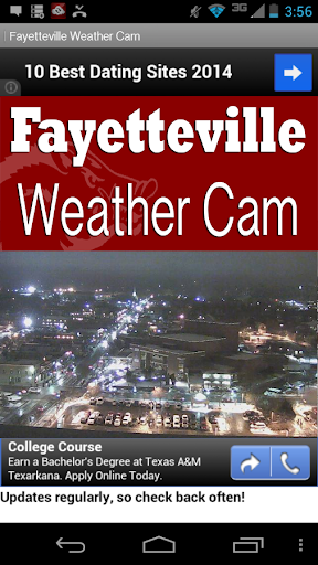 Fayetteville Live Weather Cam