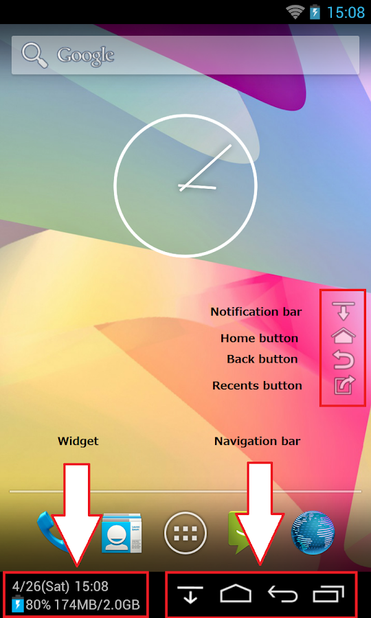 Back Button (No root) - screenshot