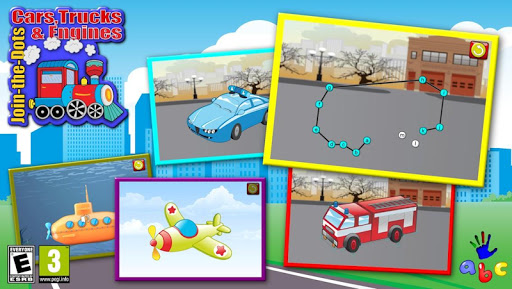 Car and truck dot puzzles