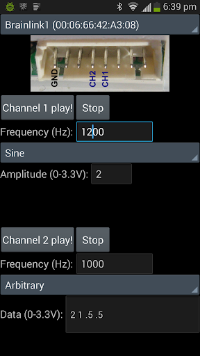 Brainlink Wave Generator