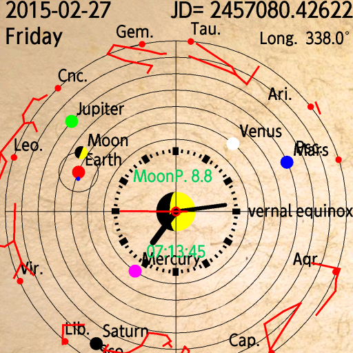 Zodiacal Constellations Clock 生活 App LOGO-APP開箱王