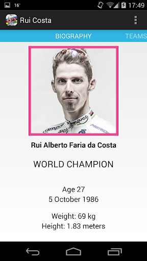 【免費運動App】Rui Costa Cycling-APP點子