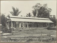 Bedrijfspand in aanbouw