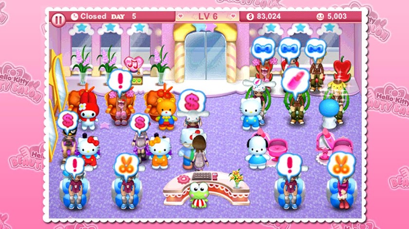 Hello Kitty Beauty Salon Screen 2