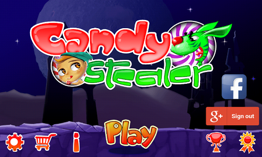 Candy Stealer - プラットフォームゲーム