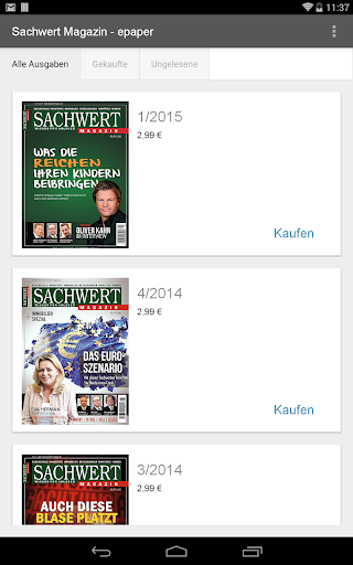 Sachwert Magazin - epaper