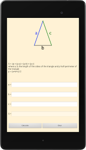 Area of ​​a triangle formula Screenshots 9