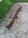 Wooden Crocodile