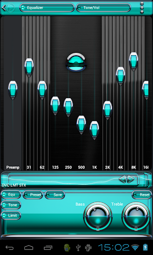 【免費音樂App】Poweramp skin Turquoise Glas-APP點子