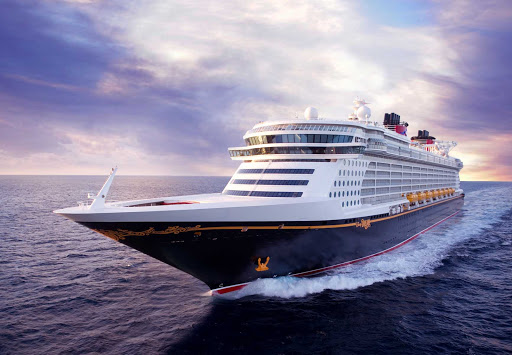 Disney-Dream-at-sea-6 - The sleek-looking Disney Dream sails from Port Canaveral, Fla., to Castaway Cay and Nassau in the Bahamas.