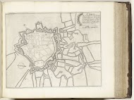Plattegrond van Saint-Omer, ca. 1693-1696