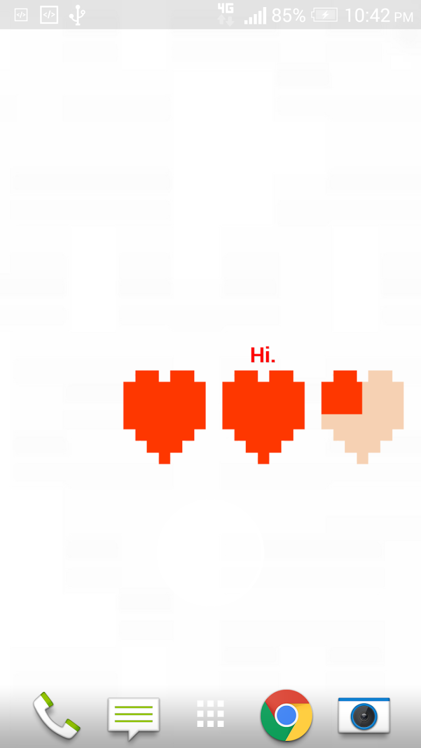 Heart Container Battery Meter Screen 1