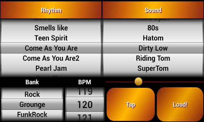 Rock Drum Machine Groove Box Screen 1