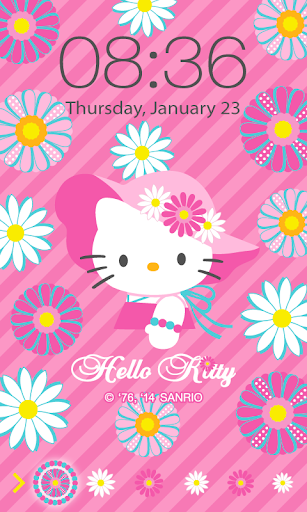Hello Kitty Blossom ScreenLock