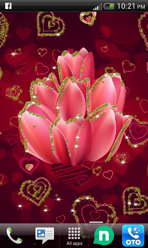 Android application Glitter Anything FULL LWP screenshort