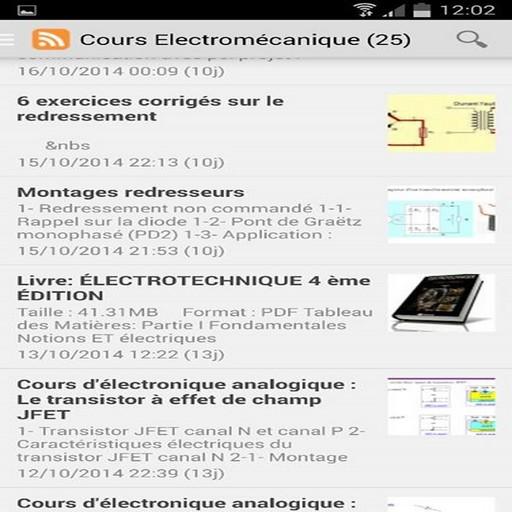 Génie Électromécanique Screen 2