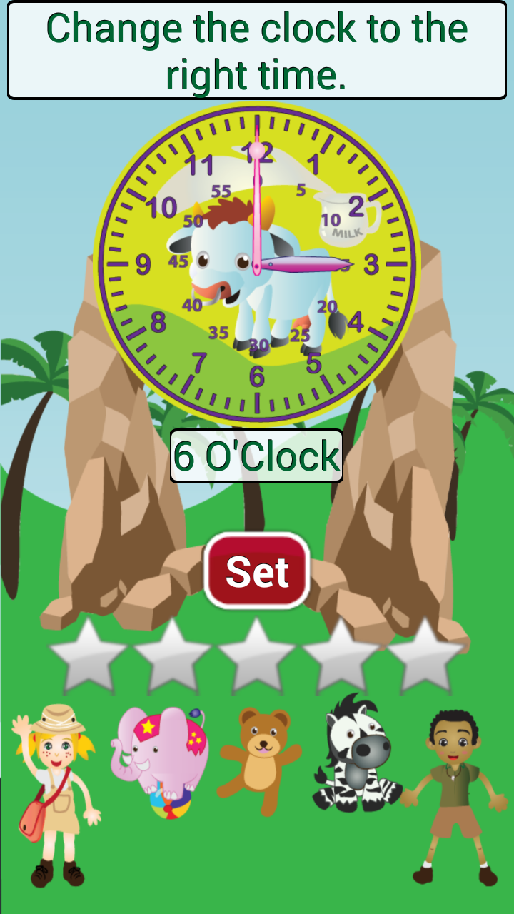 Telling Time - Ad Free Screen 3