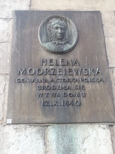 Helena Modrzejewska Relief