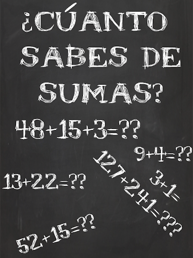 ¿Cuánto Sabes de Matemáticas