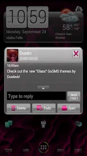 GoSMS Theme Cotton Candy Glass(圖3)-速報App