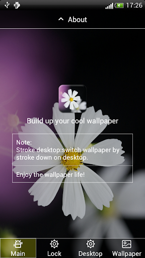 Charming Flower Lock Wallpaper