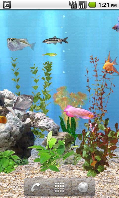 aniPet Freshwater Aquarium LWP - screenshot
