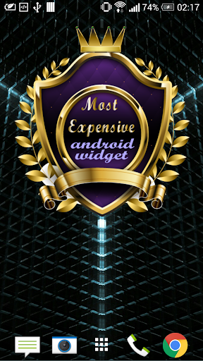 Most Expensive Android Widget