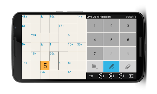 Mathdoku FREE! Screenshots 4
