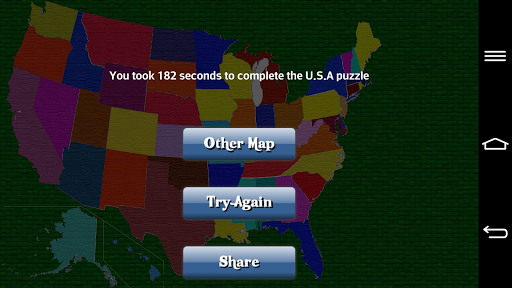 【免費教育App】U.S.A Map Puzzle(usa puzzle)-APP點子