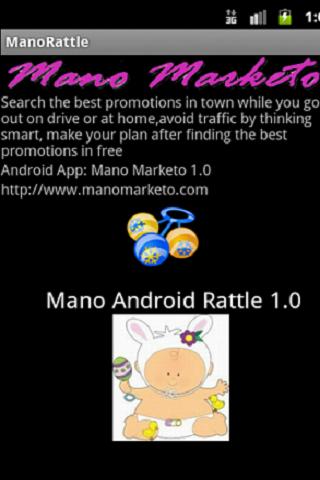 Mano Baby Android Rattle