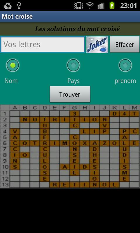 Partner Crossword Screen 3