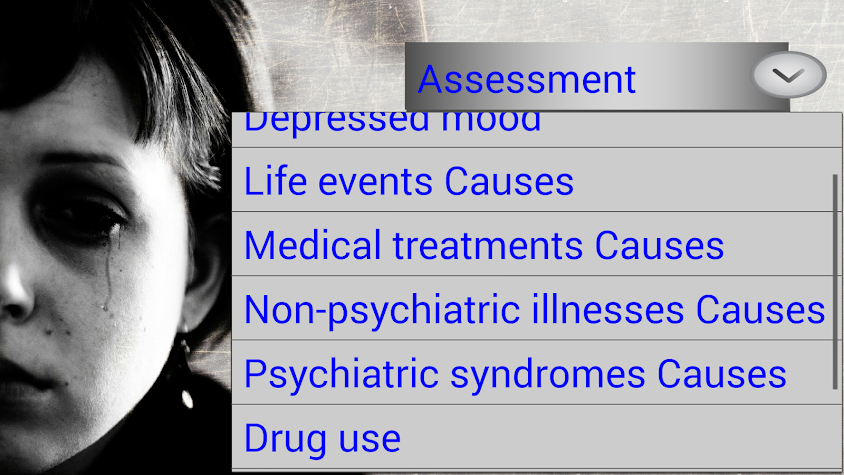 Depression Test Screenshot.