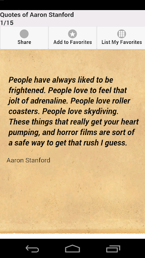 Quotes of Aaron Stanford