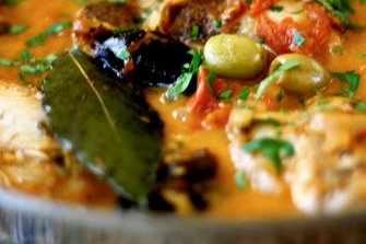 Braised Moroccan Style Chicken