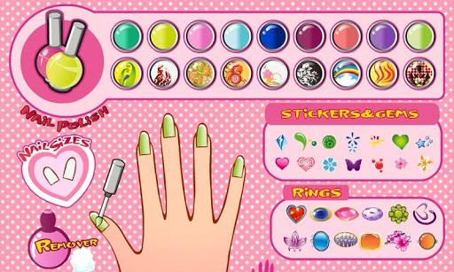 Nail Stickers and Gems