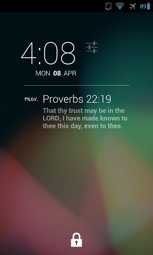 DashClock Bible Proverbs