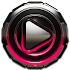 Poweramp skin Raspberry Glow3.10 (Paid)