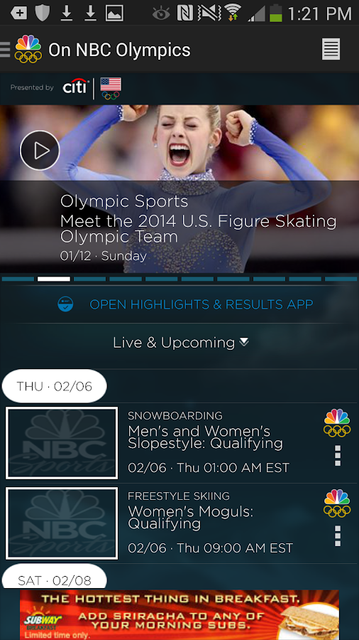 NBC Sports Live Extra Android Apps on Google Play