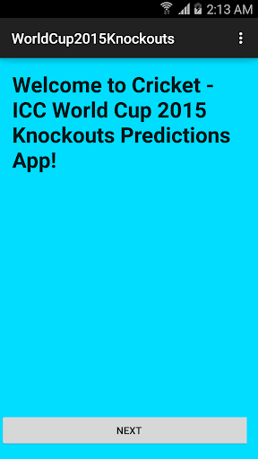 Predict WorldCup 2015 Winner