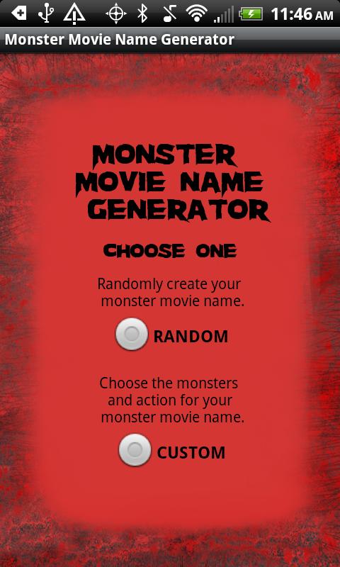 Download Monster Movie Name Generator APK 1.0 - Only in DownloadAtoZ - More  Apps than Google Play.