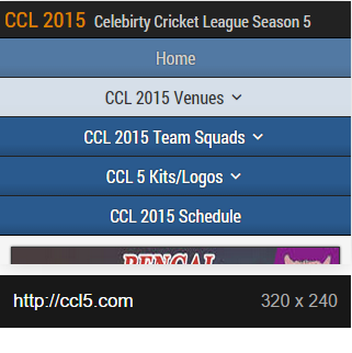 CCL2015 Schedule Live Scores