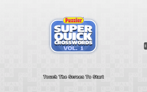 Puzzler Super Quick Xword - 1