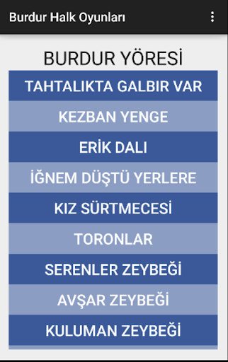 Burdur Halk Oyunları