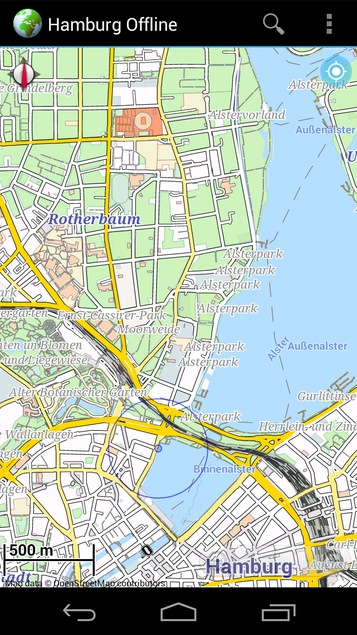 Offline Map Hamburg Screen 2