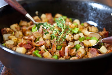 Broccoli Potato and Bacon Hash Recipe