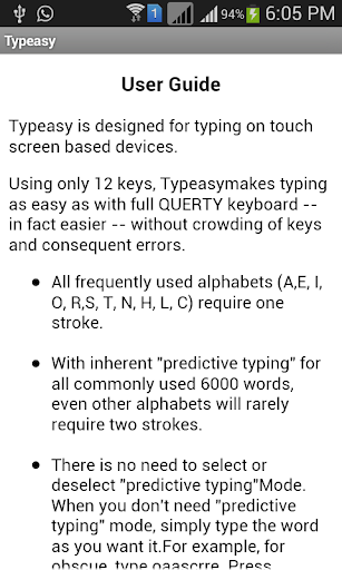 Typeasy keyboard