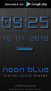 NEON BLUE Smart Launcher Theme(圖6)-速報App